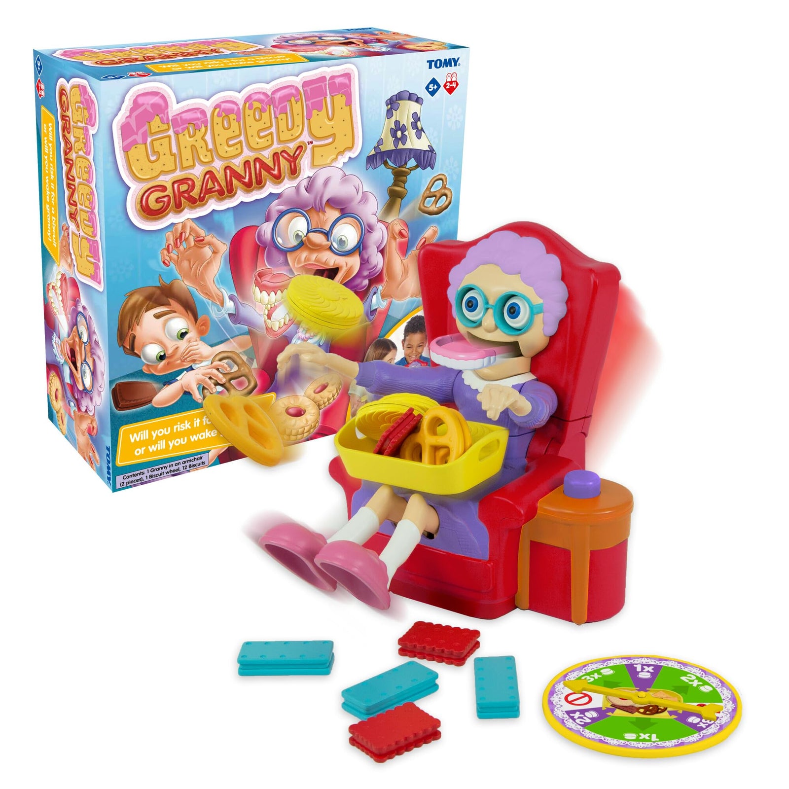 Tomy Games Greedy Granny, Multi-Colour, 1 Item