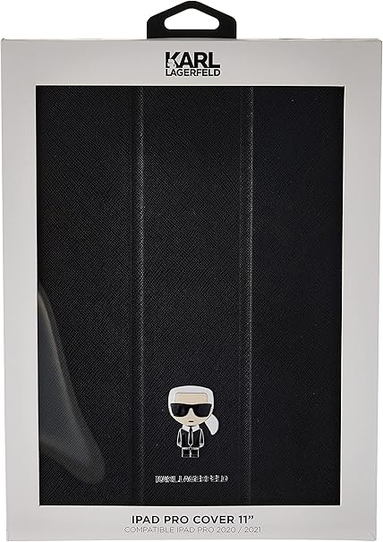 CG Mobile Karl Lagerfeld Pu Saffiano Ikonik Metal Folio Case For Ipad 11