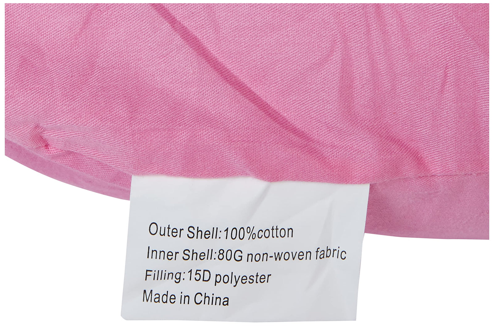 Novo 2.5Kg Pp Cotton Comfort Pillow, Pink - 145X80X25Cm, Free Size