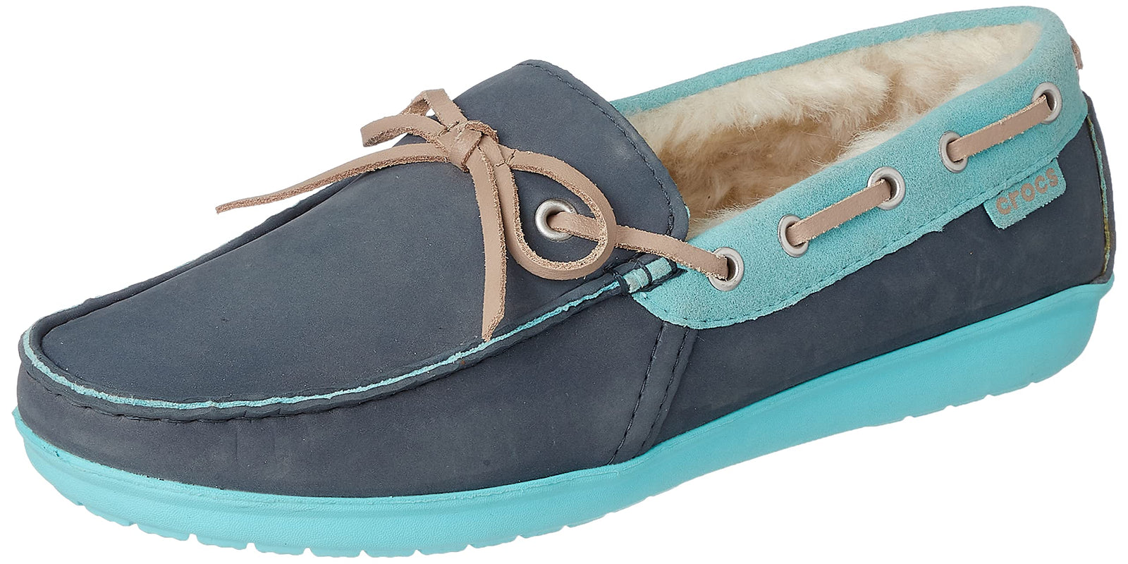 Crocs womens Wild Orchid/Stucco Slip On 37/38