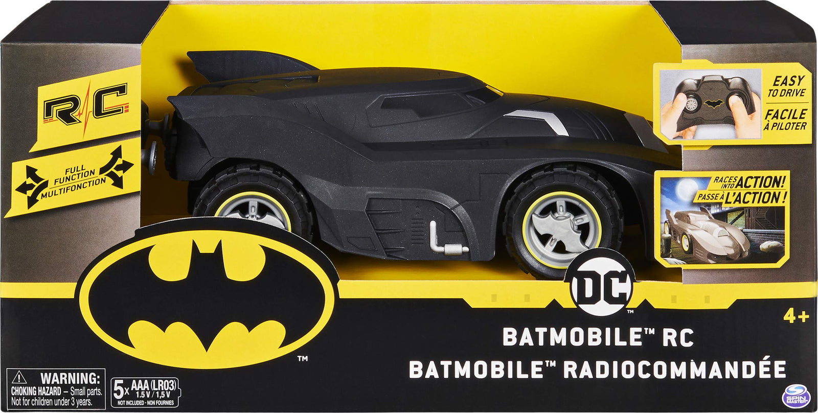 Spin Master Batman Radio Controlled Car - Black