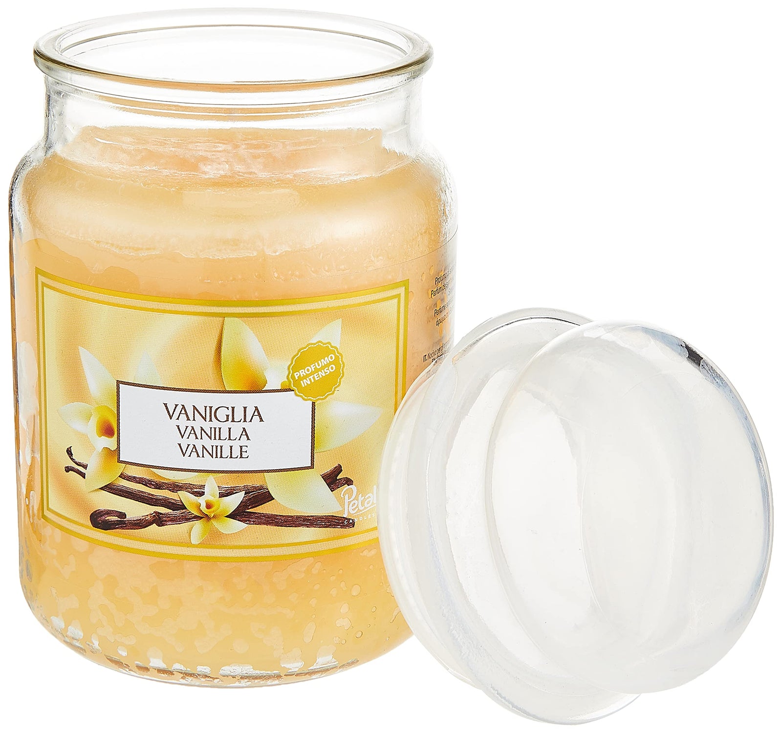 Aladino Vanilla Candle Scented, Classic Large Jar Single Wick Candle, Over 110 Hours Of Burn Time