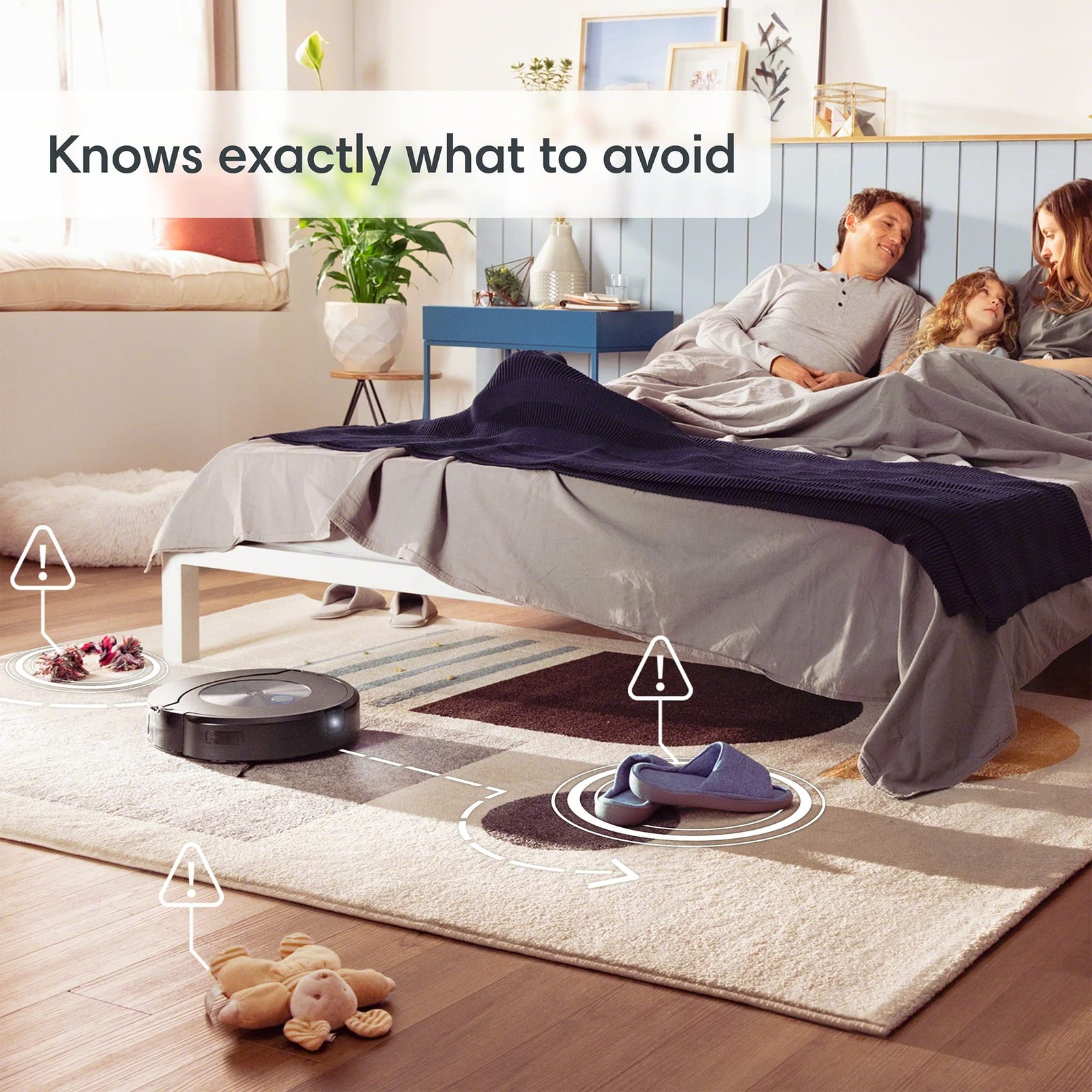 iRobot® Roomba Combo™ j7+ Self-Emptying Robot Vacuum & Mop - Automatically vacuums and mops without needing to avoid carpets, Identifies & Avoids Obstacles, Smart Mapping, Alexa, Ideal for Pets