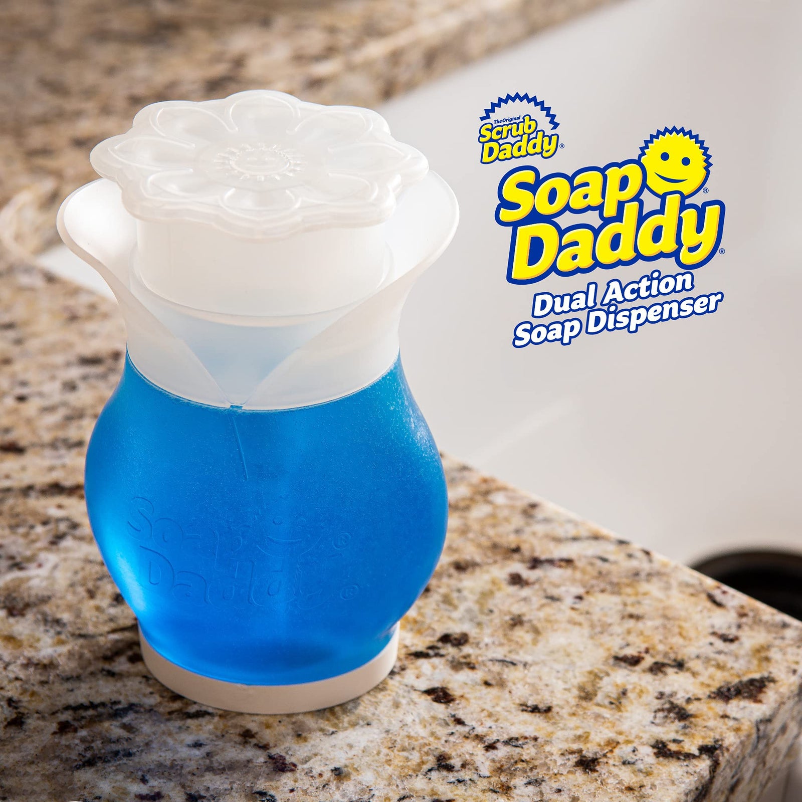 Scrub Daddy Dispenser, White, One Size. SDSOST