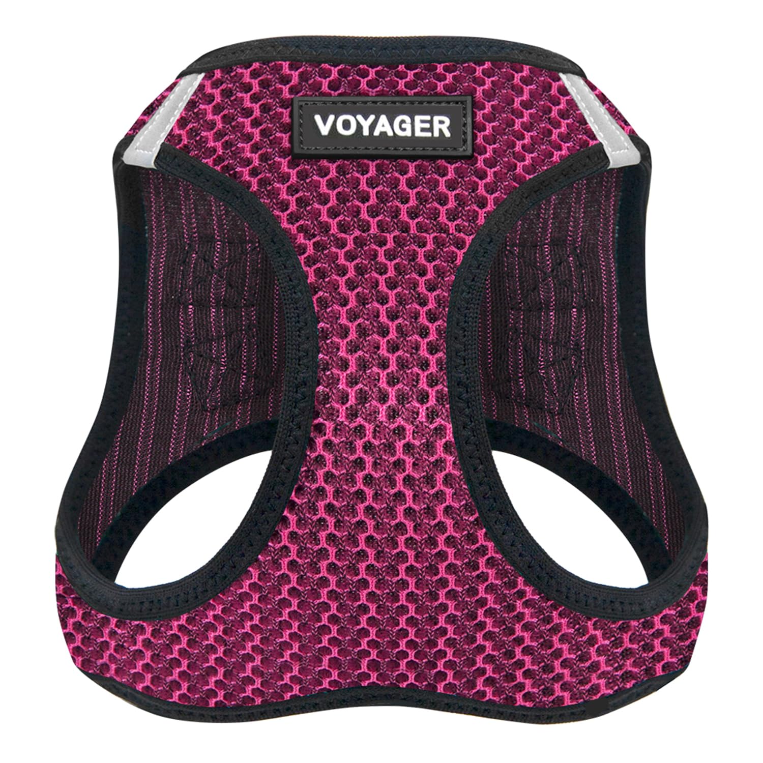 Best Pet Supplies Voyager Step-in Air Dog Harness - All Weather Mesh Step in Vest Harness for Small and Medium Dogs - Fuchsia (2-Tone), XS
