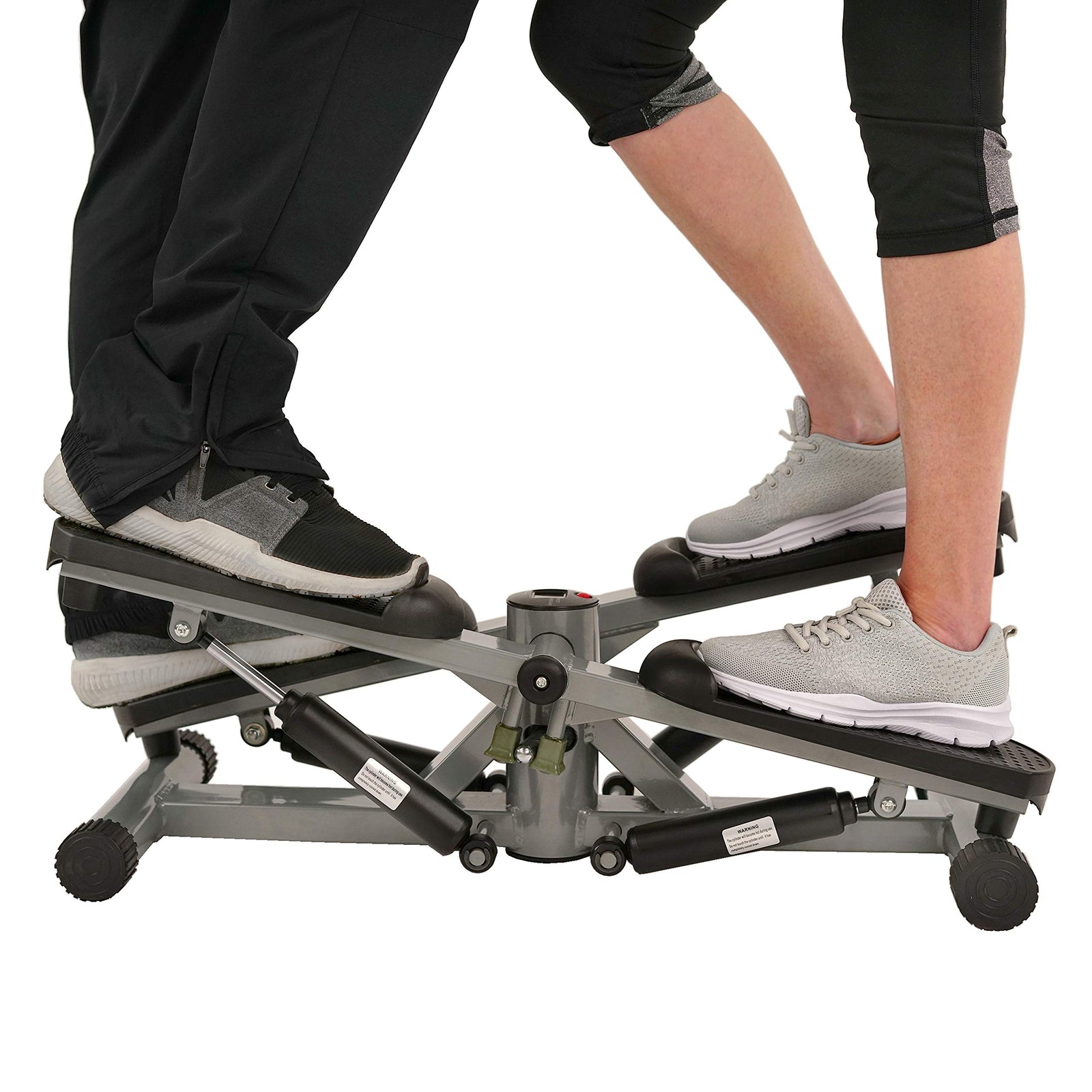 Sunny Health & Fitness Unisex Adult SF-S0855 Tandem Stepper - Silver, One Size