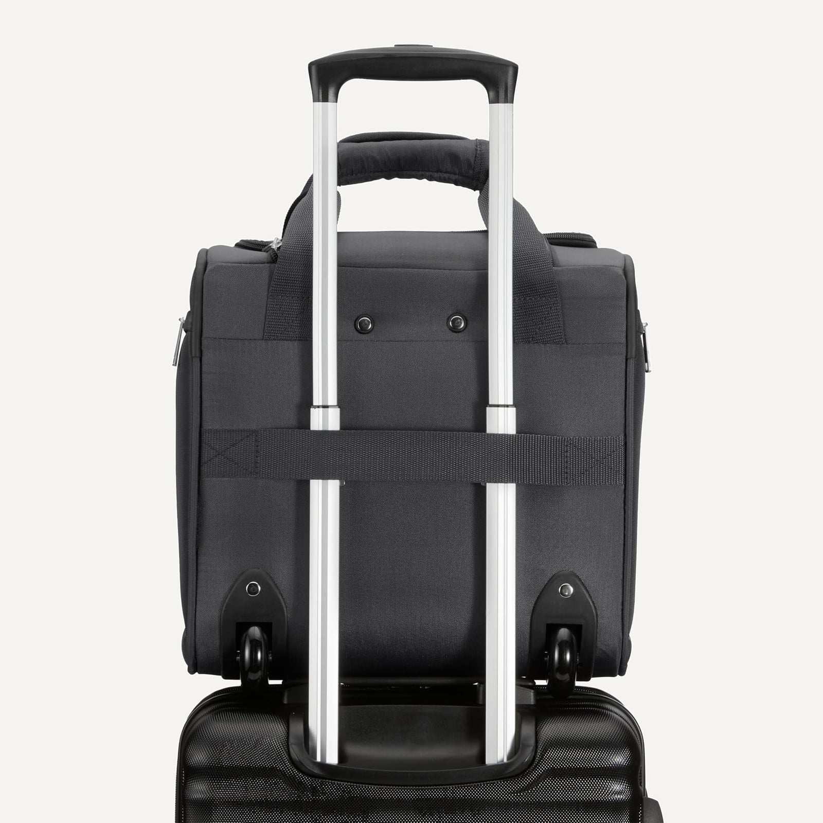 Amazon Basics Underseat Carry-On Rolling Travel Bag with (35cm), Black