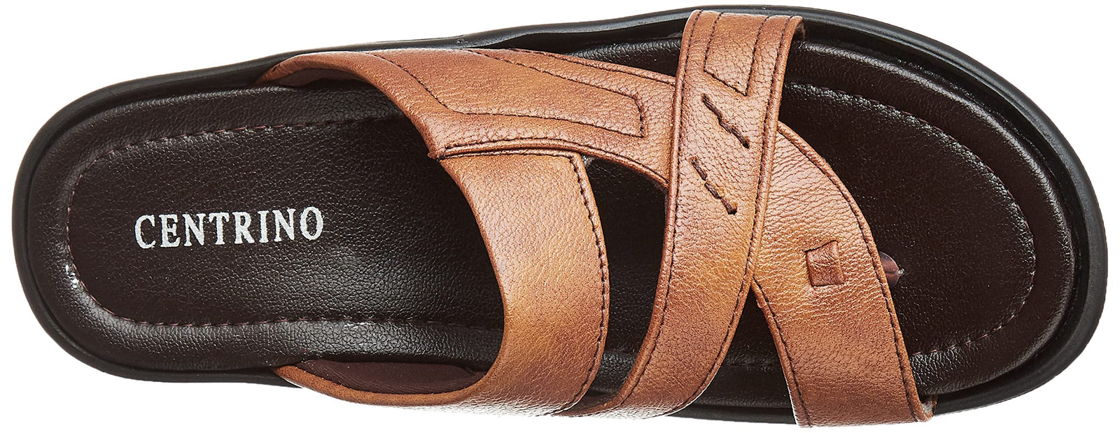 Centrino Men's Tan Thong Sandals