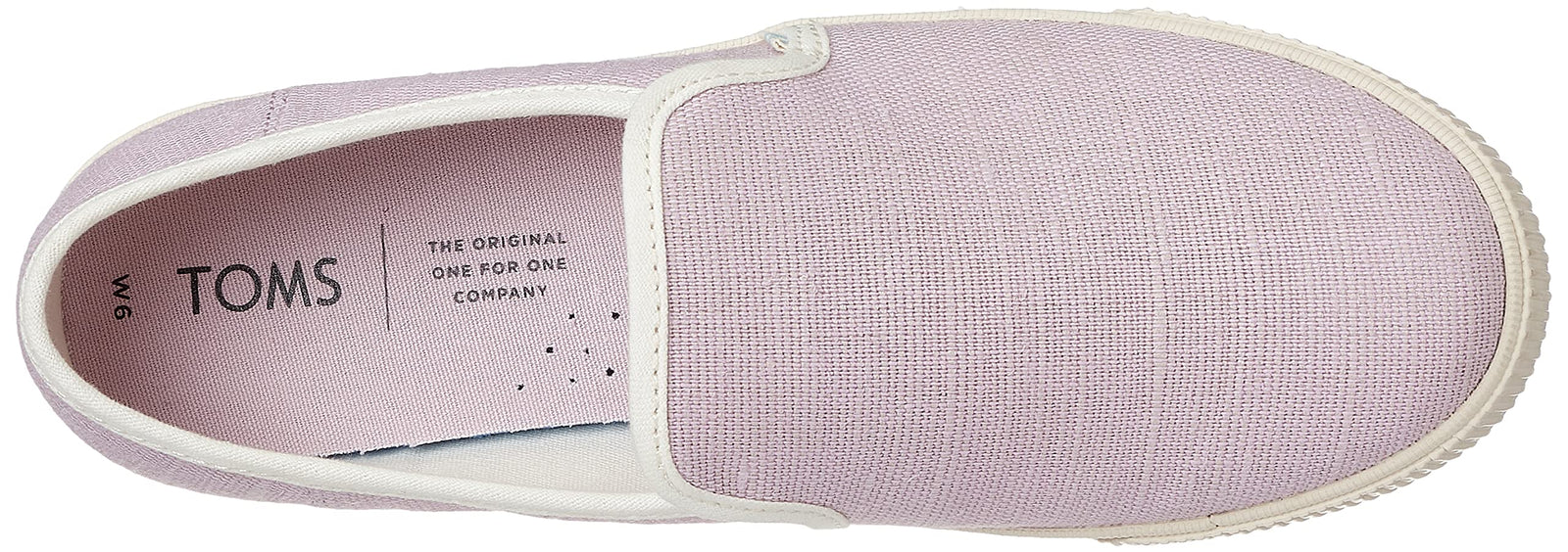 TOMS Contrast Trim Canvas Slip-on Shoes for Women