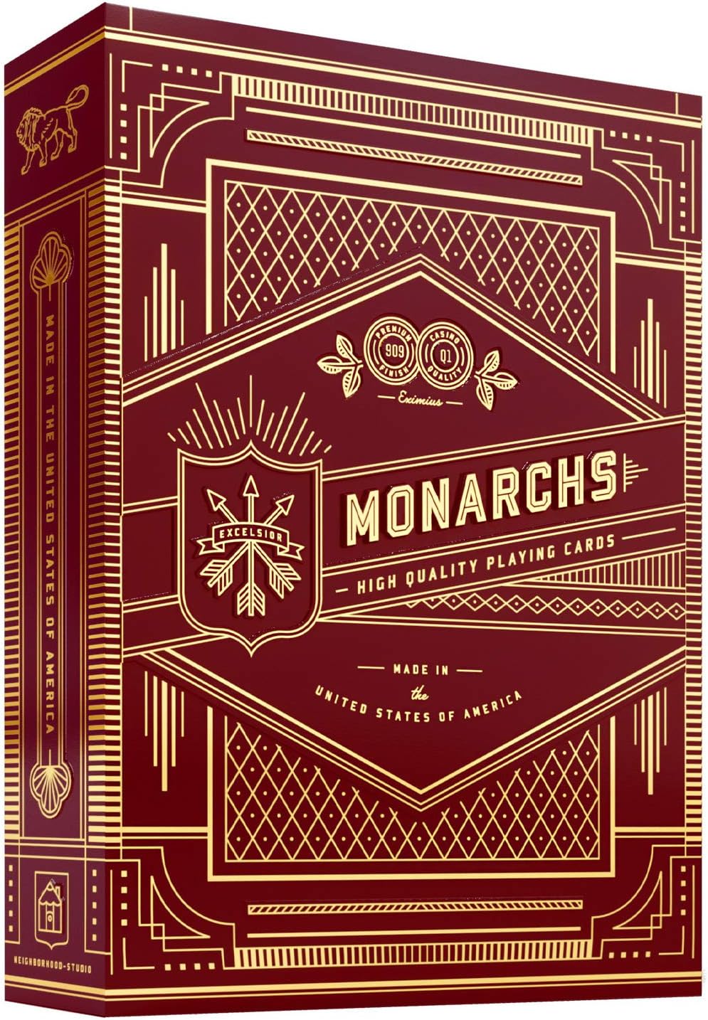 Monarch Playing Cards (Red) by theory11