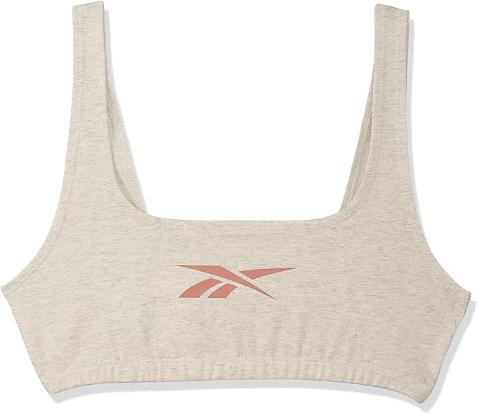 Reebok CL PF LOGO COTTON B CHAMEL H49249 CASUAL WORKOUT BRA - LIGHT SUPPORT For Women