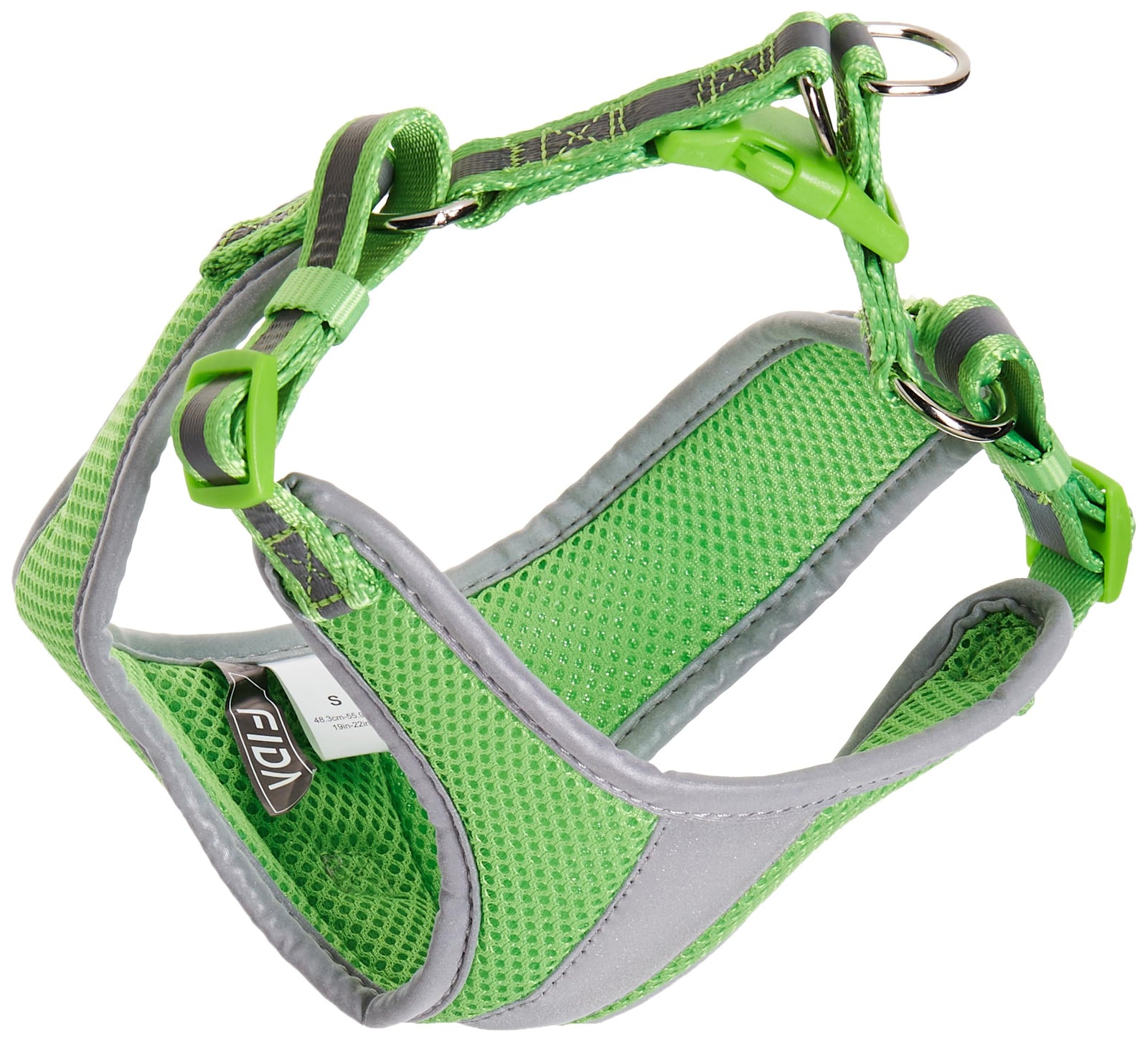 Fida Reflective TQ Adjustable Dog Harness Small Green