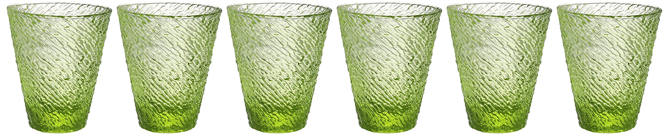 IVV-IROKO SET 6 TUMBLER ACID GREEN