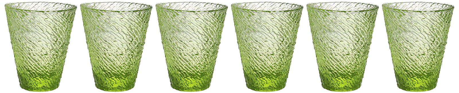 IVV-IROKO SET 6 TUMBLER ACID GREEN