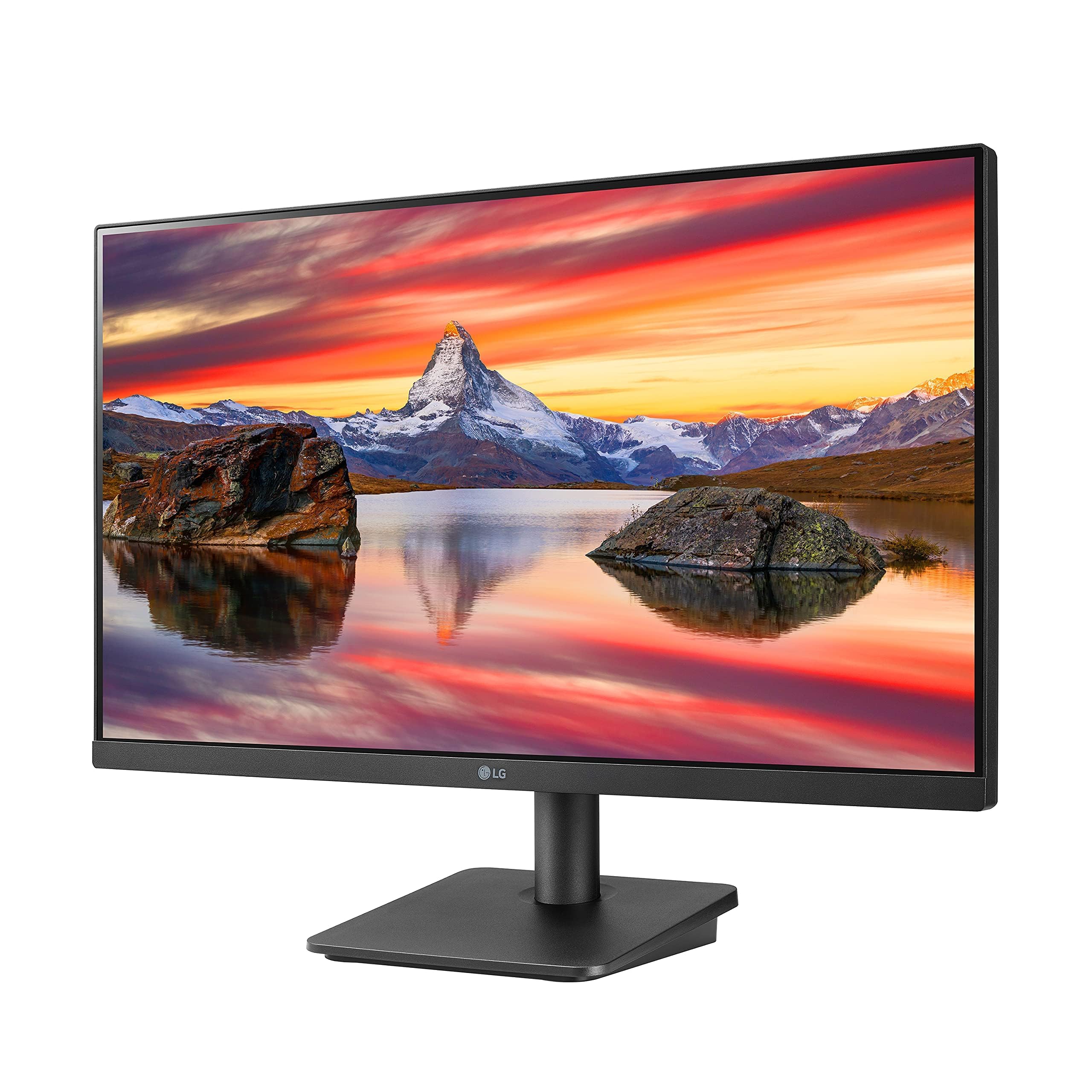 LG 24MP400-B 24” Full HD (1920 x 1080) IPS Display with 3-Side Virtually Borderless Design, AMD FreeSync and OnScreen Control – Black