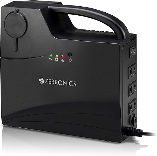 Zebronics ZEB-CU5013 Portable CFL UPS(Black)