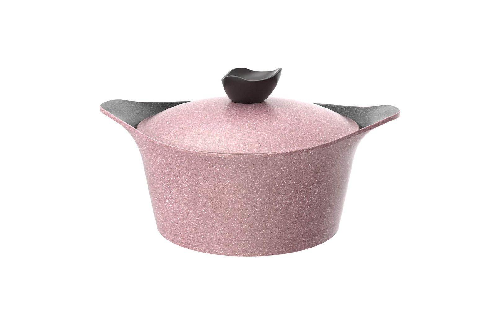 Neoflam,Aeni,Cooking Pot,22cm,integrated Handle,die cated aluminume,Color Pink Marble