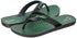 Rider E Graphics Slipp Black/Black/Green Rubber Flip Flop For Kids