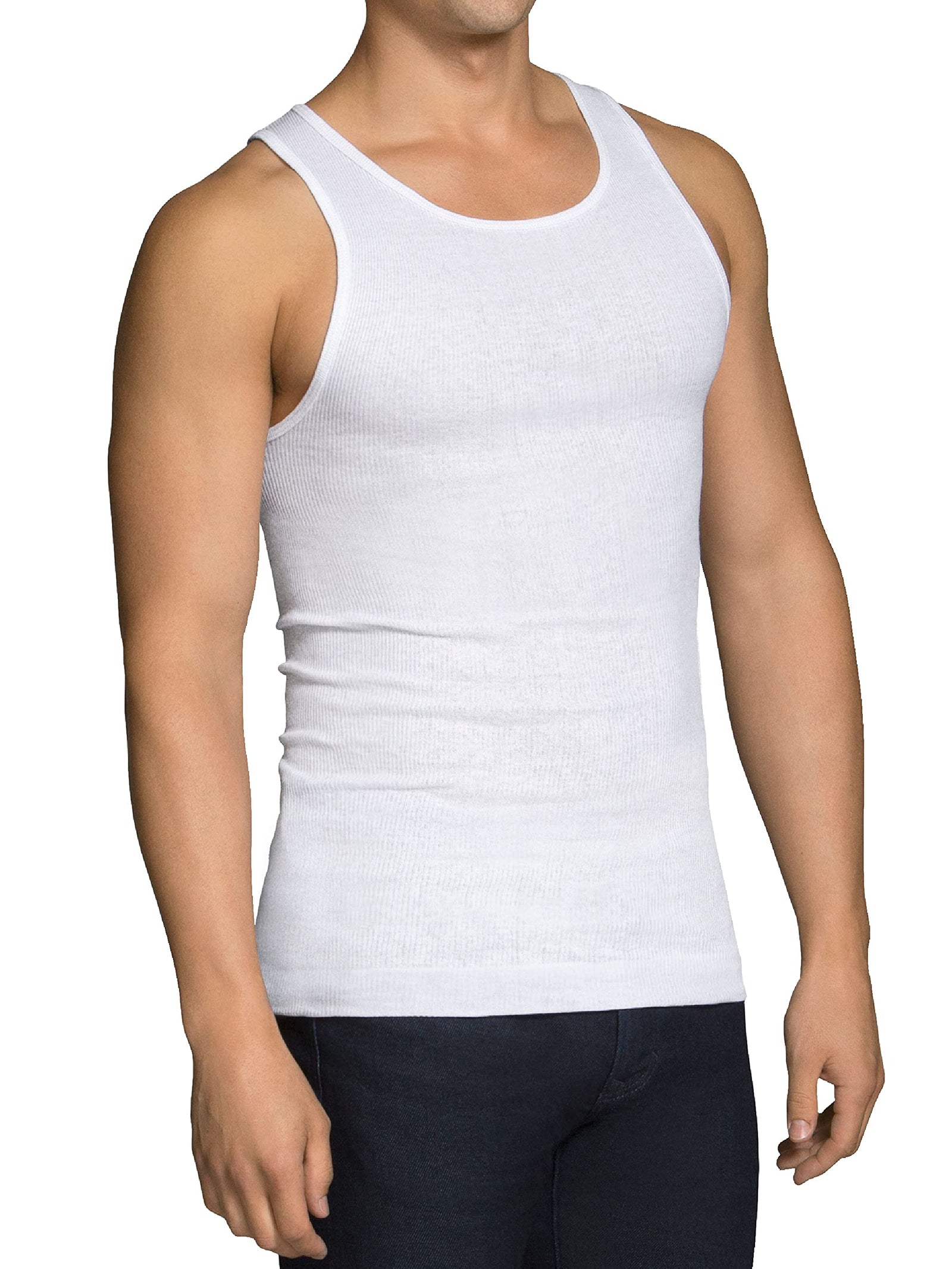 Fruit of the Loom mens Lightweight Active Cotton Blend Undershirts Underwear