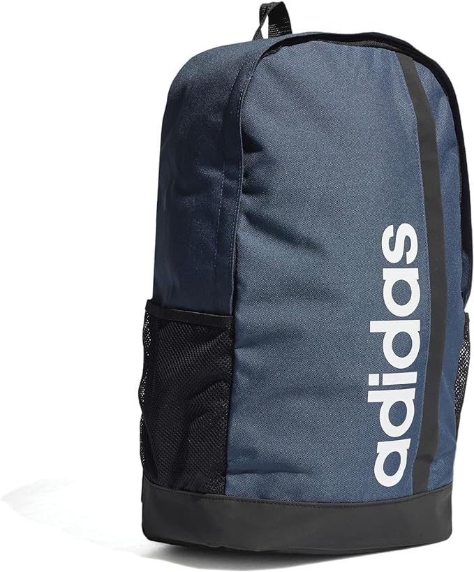 Adidas Essentials Side Mesh Pocket Top Handle Zipper Unisex Backpack - Crew Navy