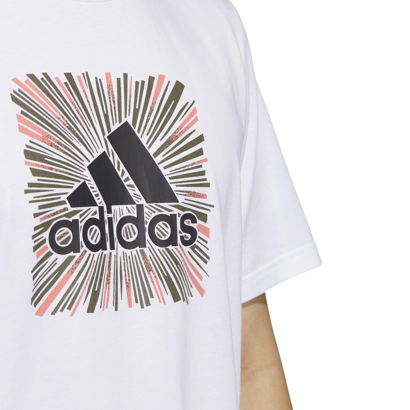 adidas Men's Sport Optimist Sun Logo Sportswear Graphic T-Shirt