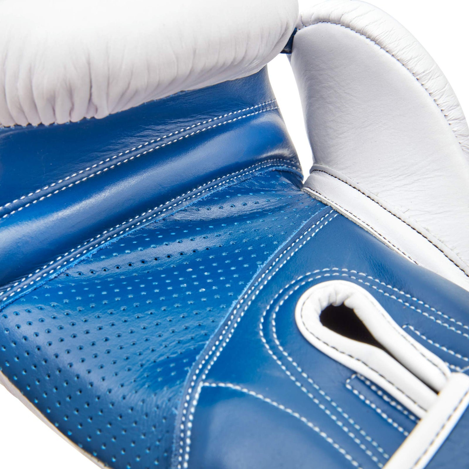 Leather Boxing Gloves - 16Oz Blue  ‎Reebok   