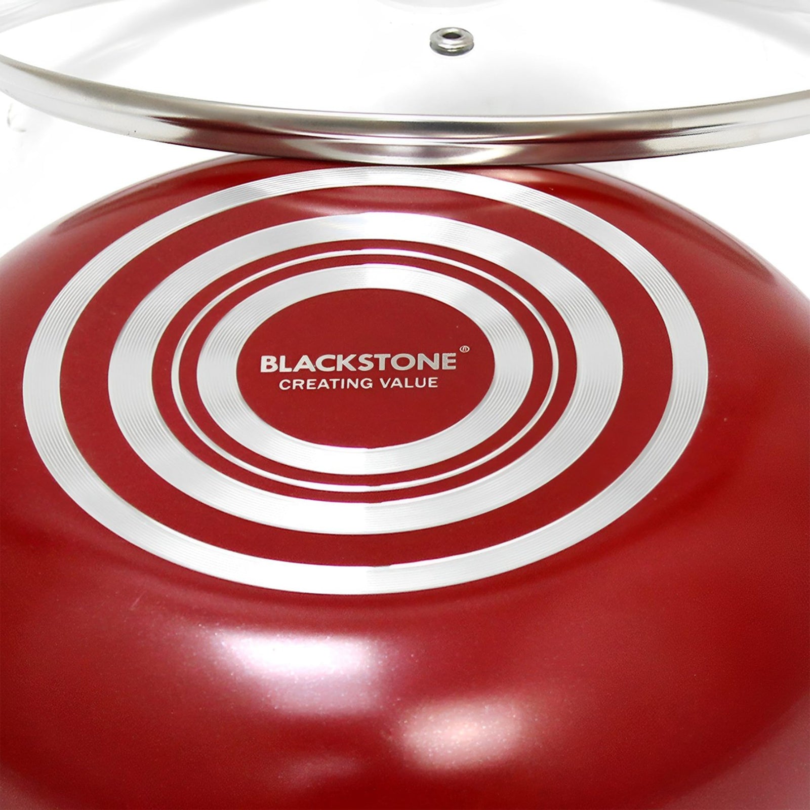 BLACKSTONE Kadai Pan Ceramic Coating Frying pan with glass lid (22 CM)