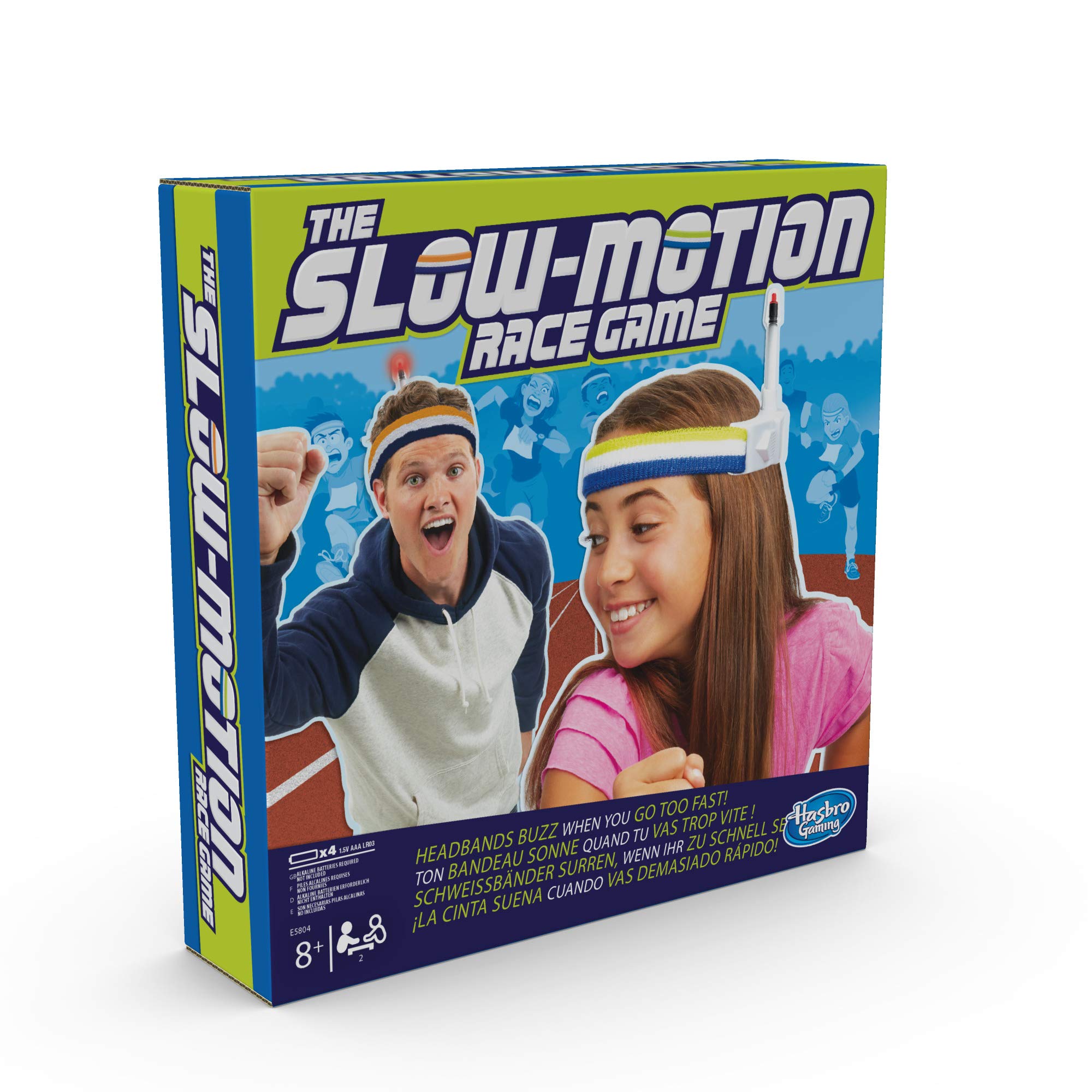 Juegos en Familia Hasbro E5804EU4 The Slow Motion Race Game, Multi-Coloured