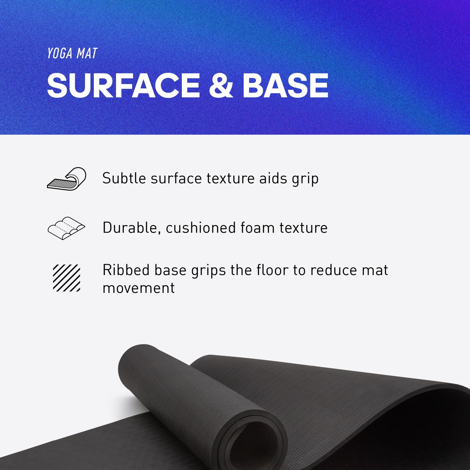 adidas Yoga Mat - 8Mm - Black