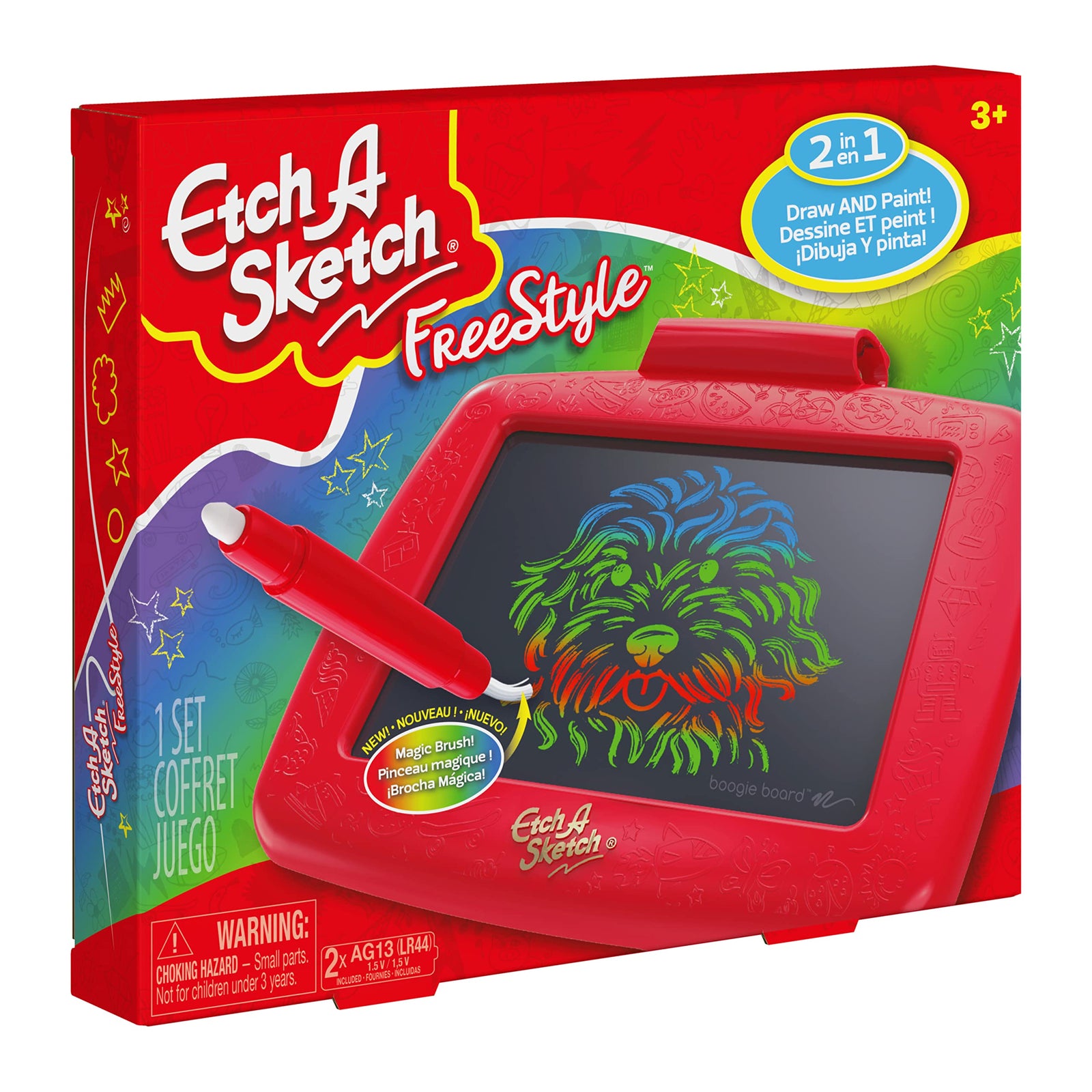 Etch A Sketch Freestyle - Drawing Tablet with 2-in-1 Stylus Pen and Paintbrush