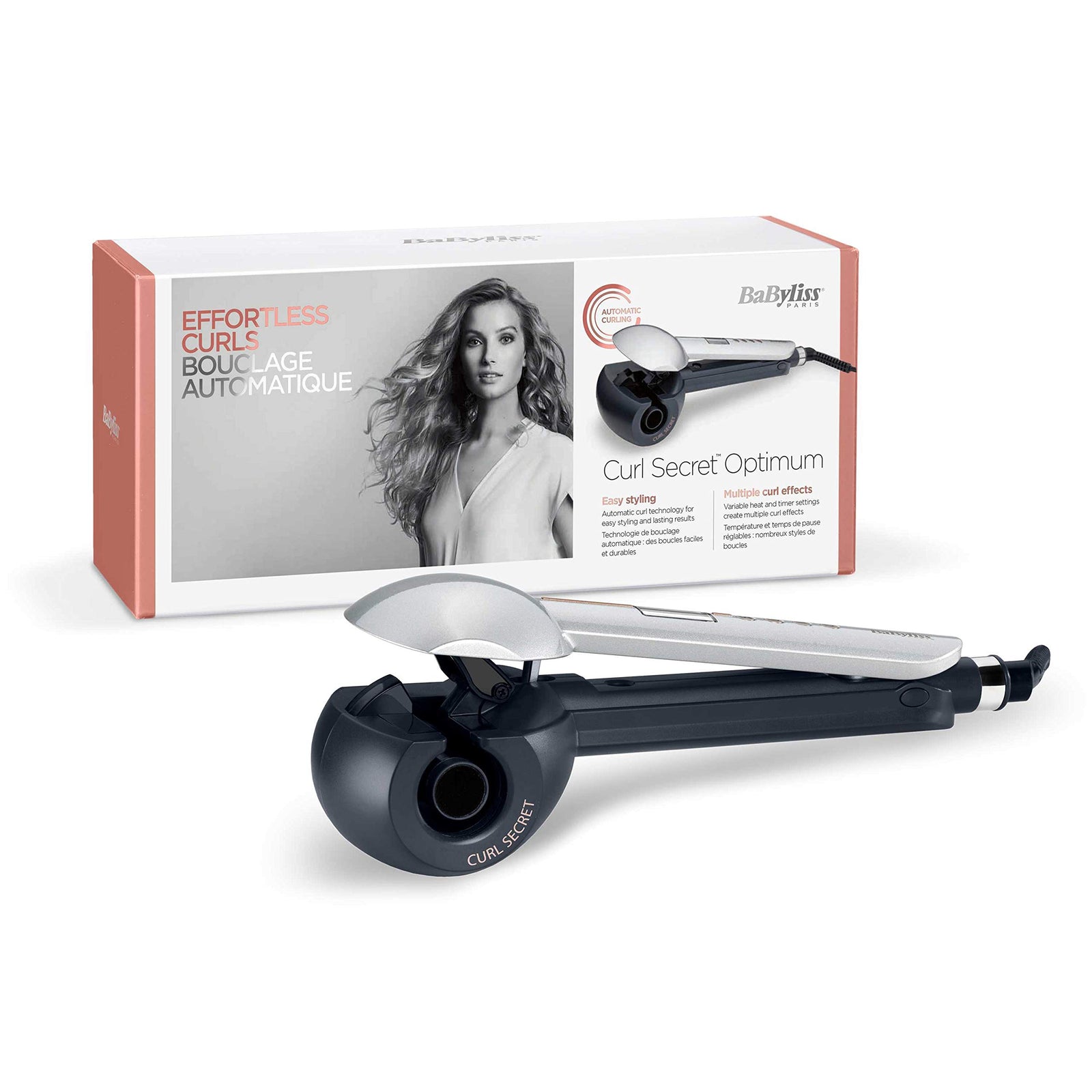 
أداة تجعيد الشعر BaByliss Paris Auto Curl Secret Optimum Ionic Ceramic
العلامة التجارية: BaByliss