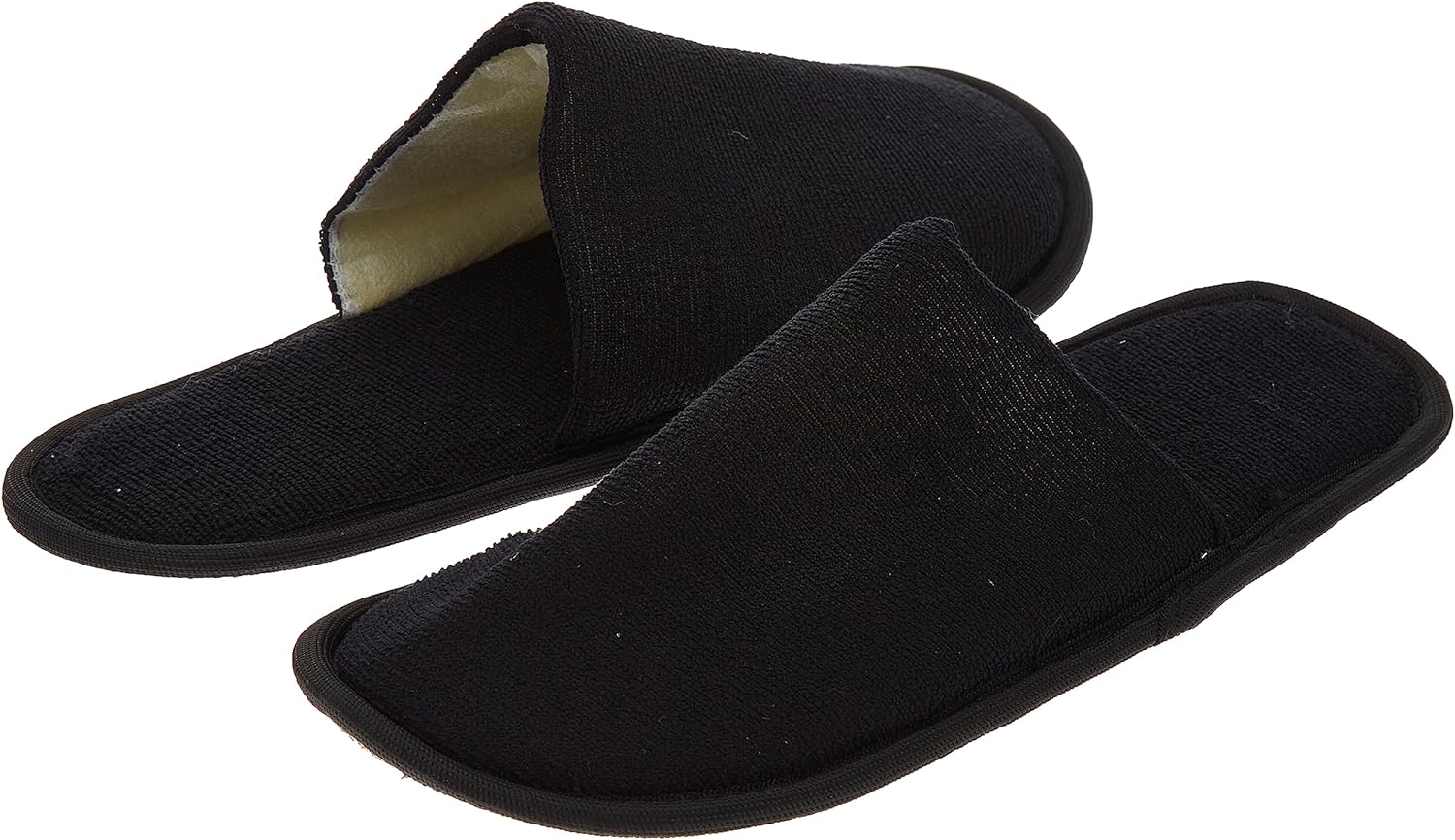 Home Slippers - Pack of 3 Pairs (Black)