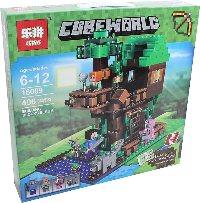 Cube World Blocks - 406 Pieces