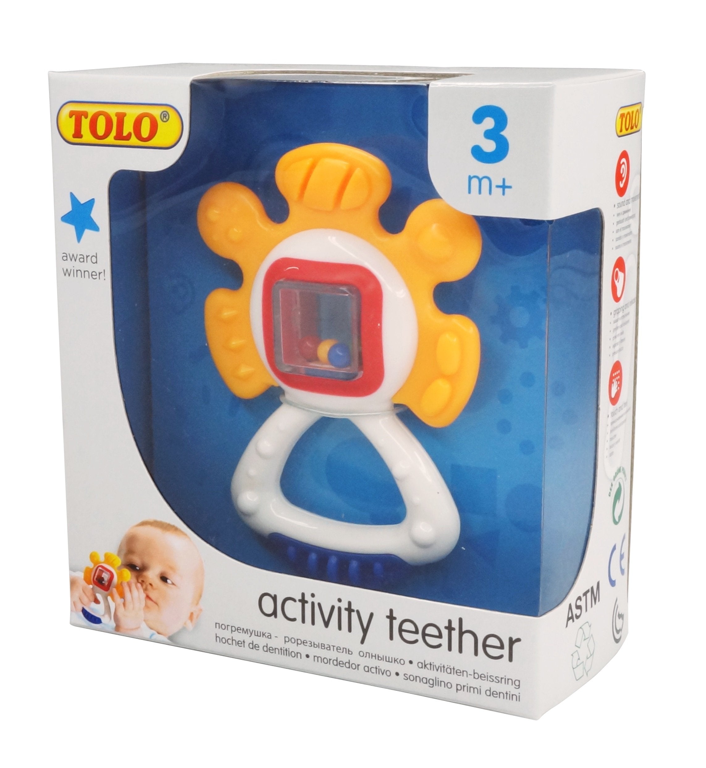 Tolo Activity Teether - Cranberry