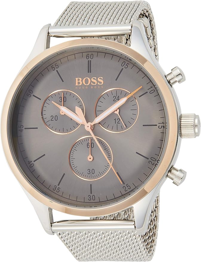 Hugo Boss Casual Analog Watch for Men - Stainless Steel - 1513549