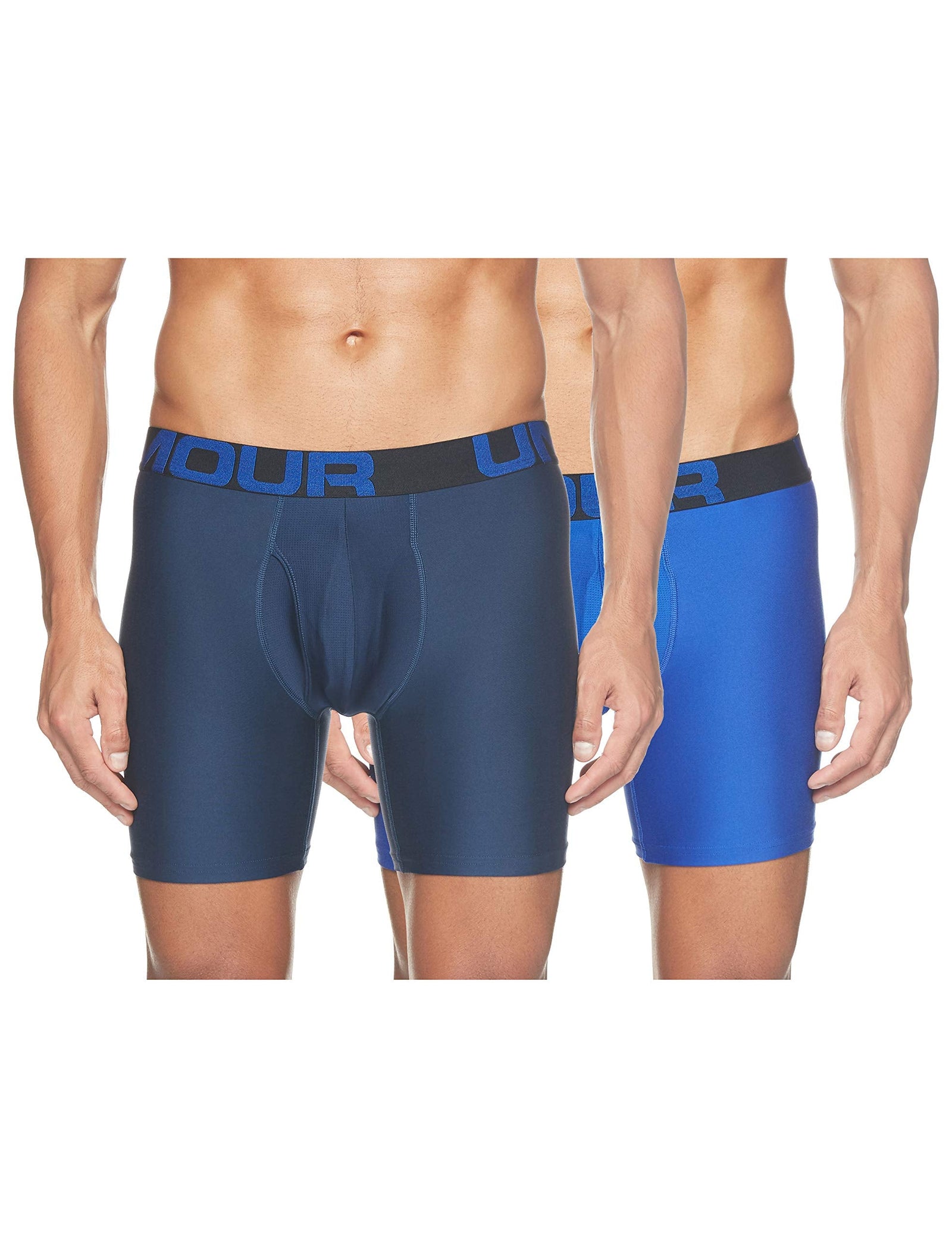 Under Armour mens Tech 6in 2 Pack Boxer Shorts