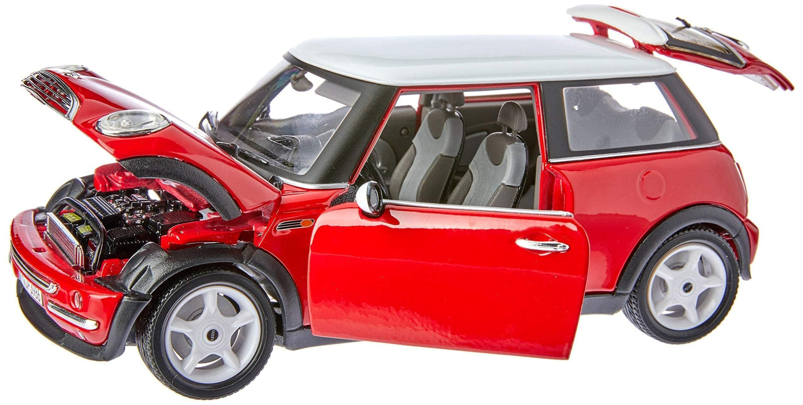 Bburago 2001 Mini Cooper Collection (1/18 Scale), Gold/Red For Boys