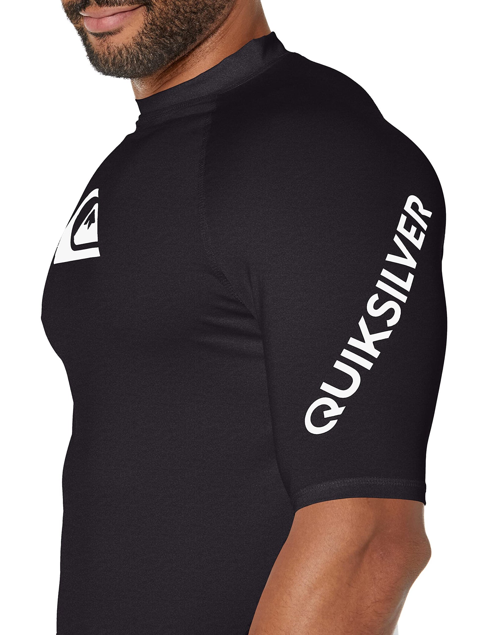 Quiksilver mens ALL TIME SS SHORT SLEEVE RASHGUARD SURF SHIRT Rash Guard Shirt