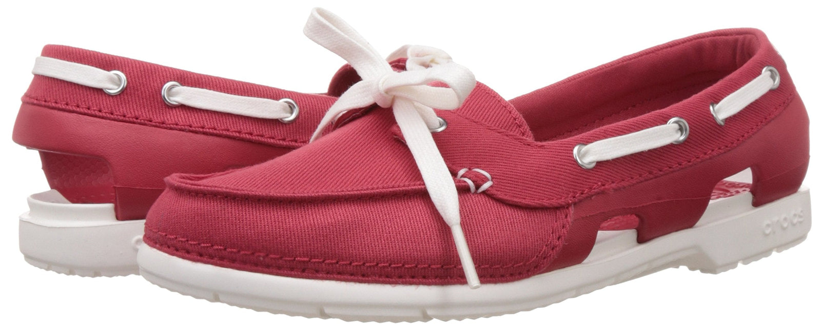 Crocs Pepper/White Flat For Women