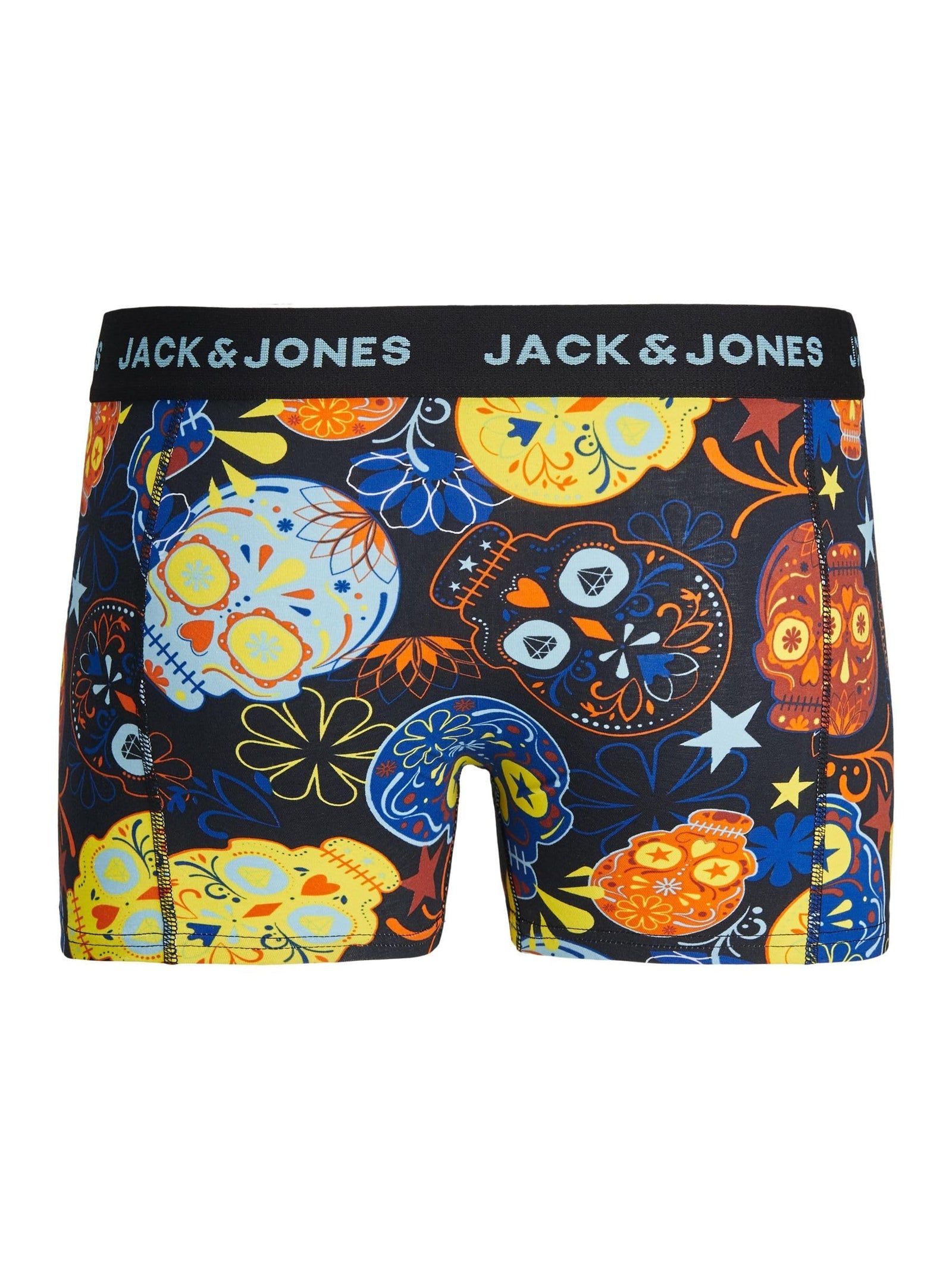 Jack & Jones Junior boys JACSUGAR SKULL TRUNKS 3 PACK. JR Boxer Shorts