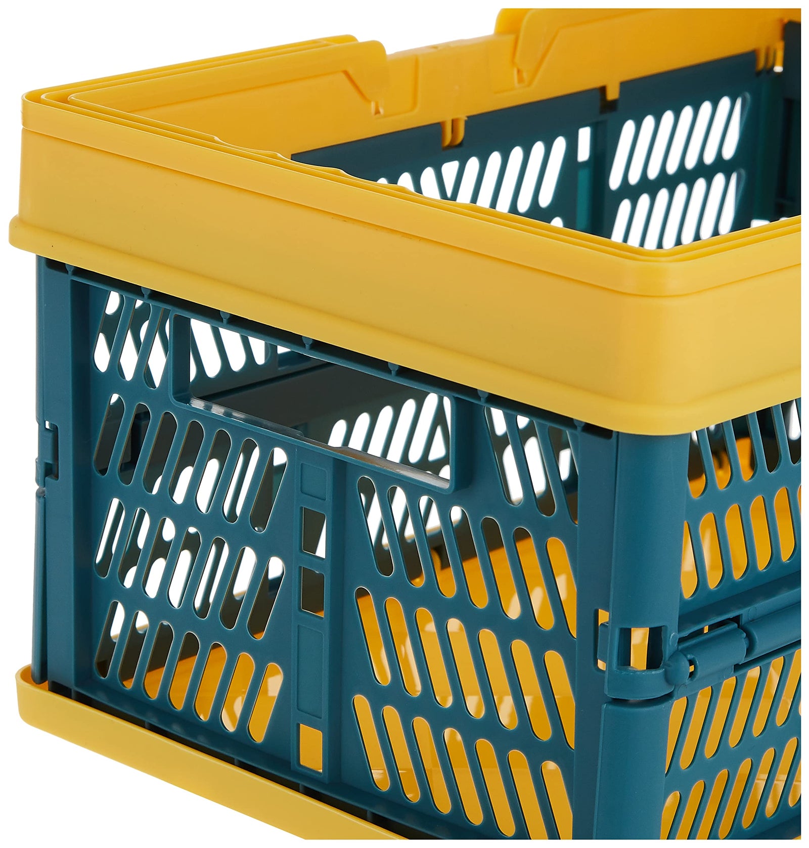 Sulfar Portable Folding Basket - Yellow