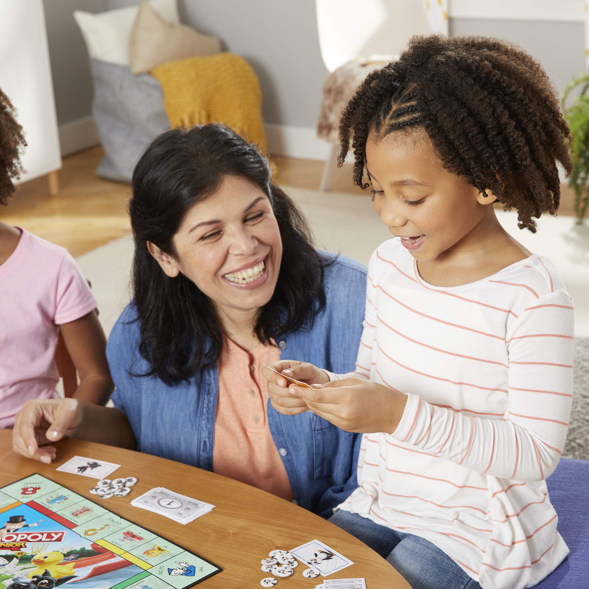 Monopoly Junior Game, Monopoly Board Game for Kids Ages 5 and Up, Family Game for 2-4 Players