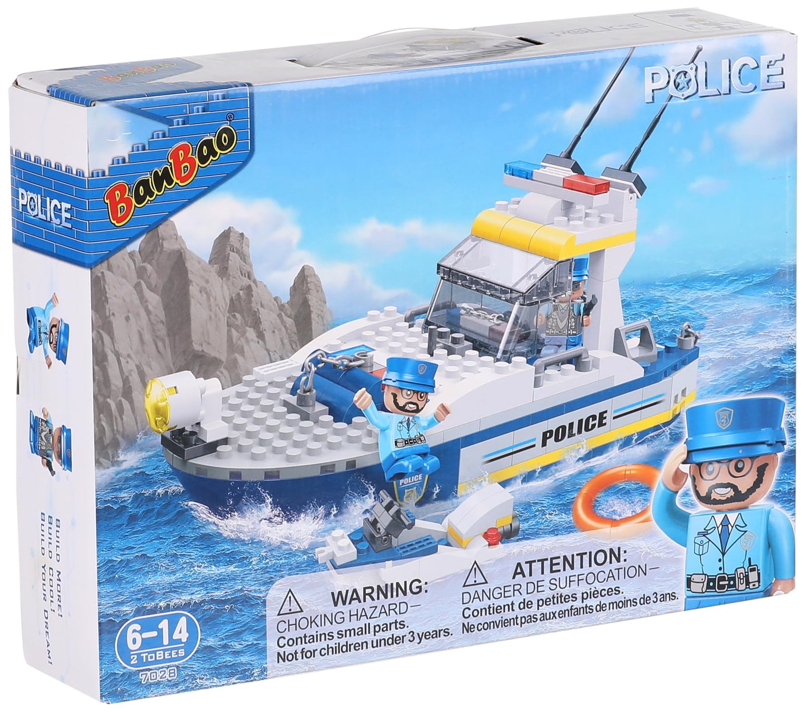 Banbao Police Boat - 234 Pieces