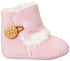 Mix & Max baby-girls Velvety Soft Fleece Ankle Boot