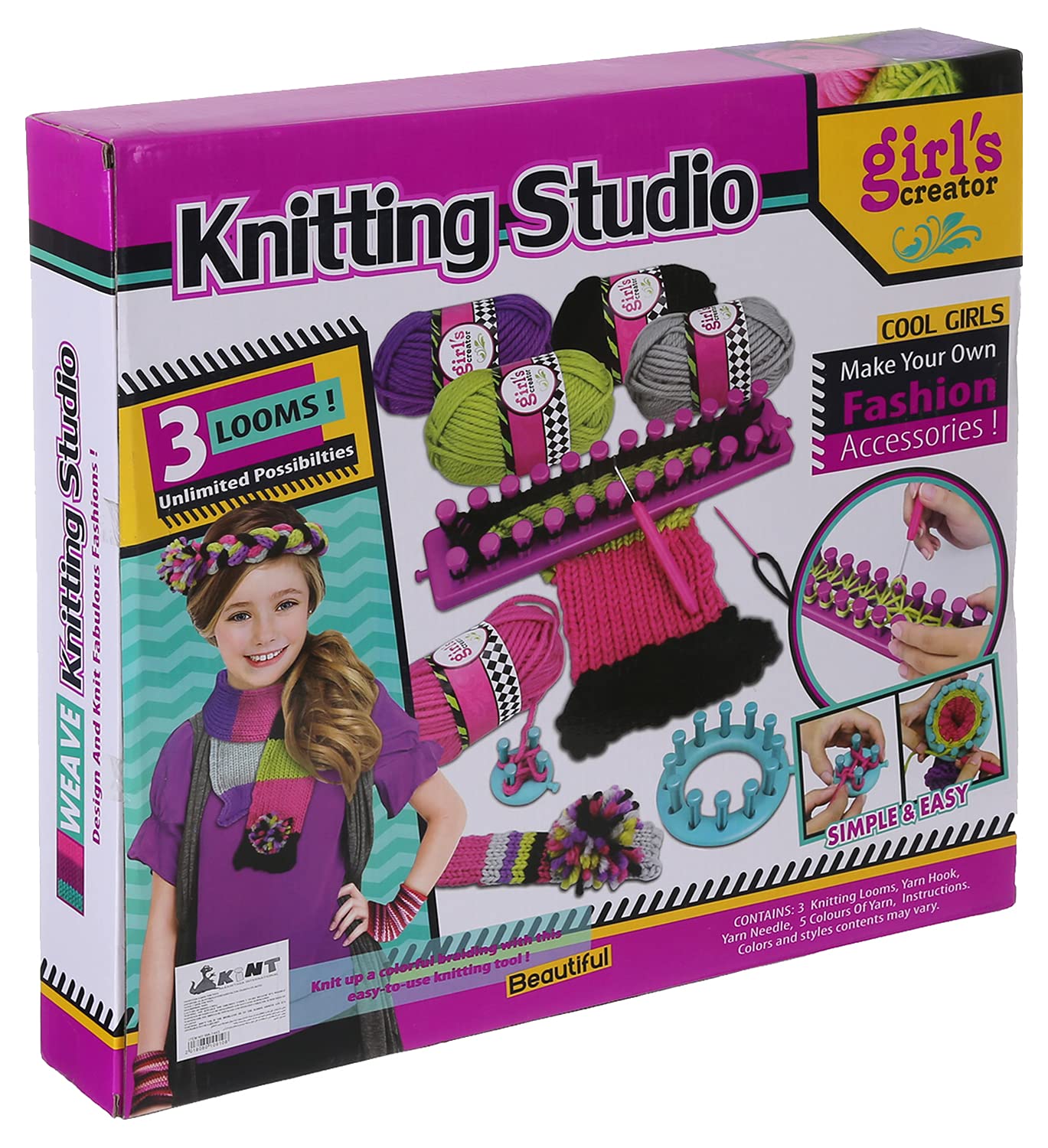 Knitting Studio Set For Girls