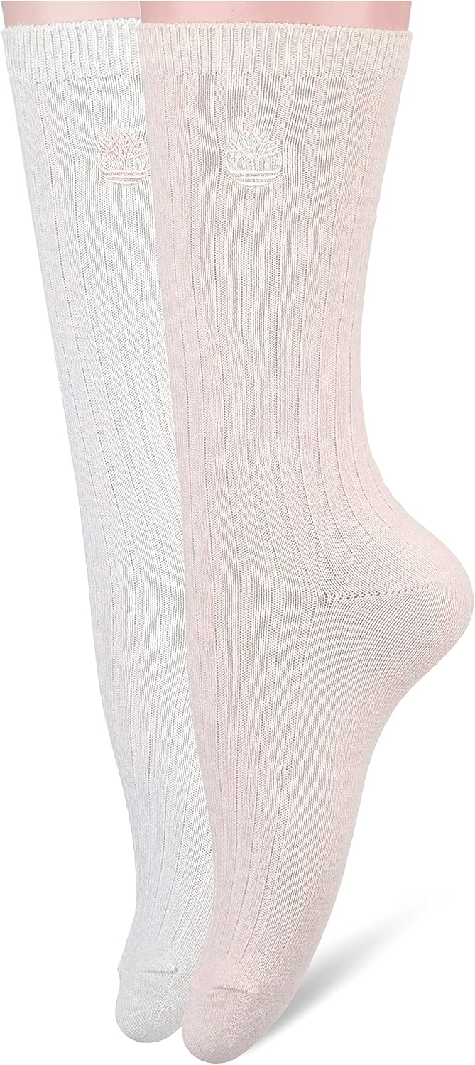 Timberland womens 2Pp Ribbed Boot Sock Socks