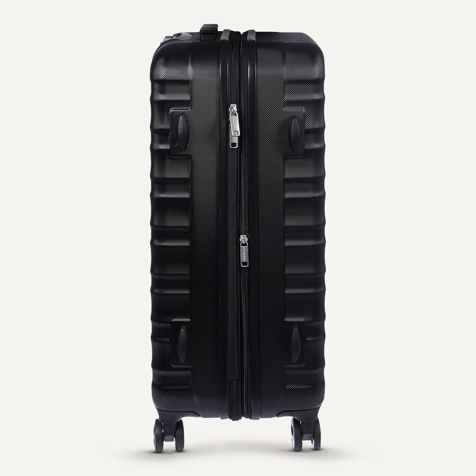 Amazon Basics Hardside Spinner Luggage - 26 Inch (68cm), Material: ABS, Black