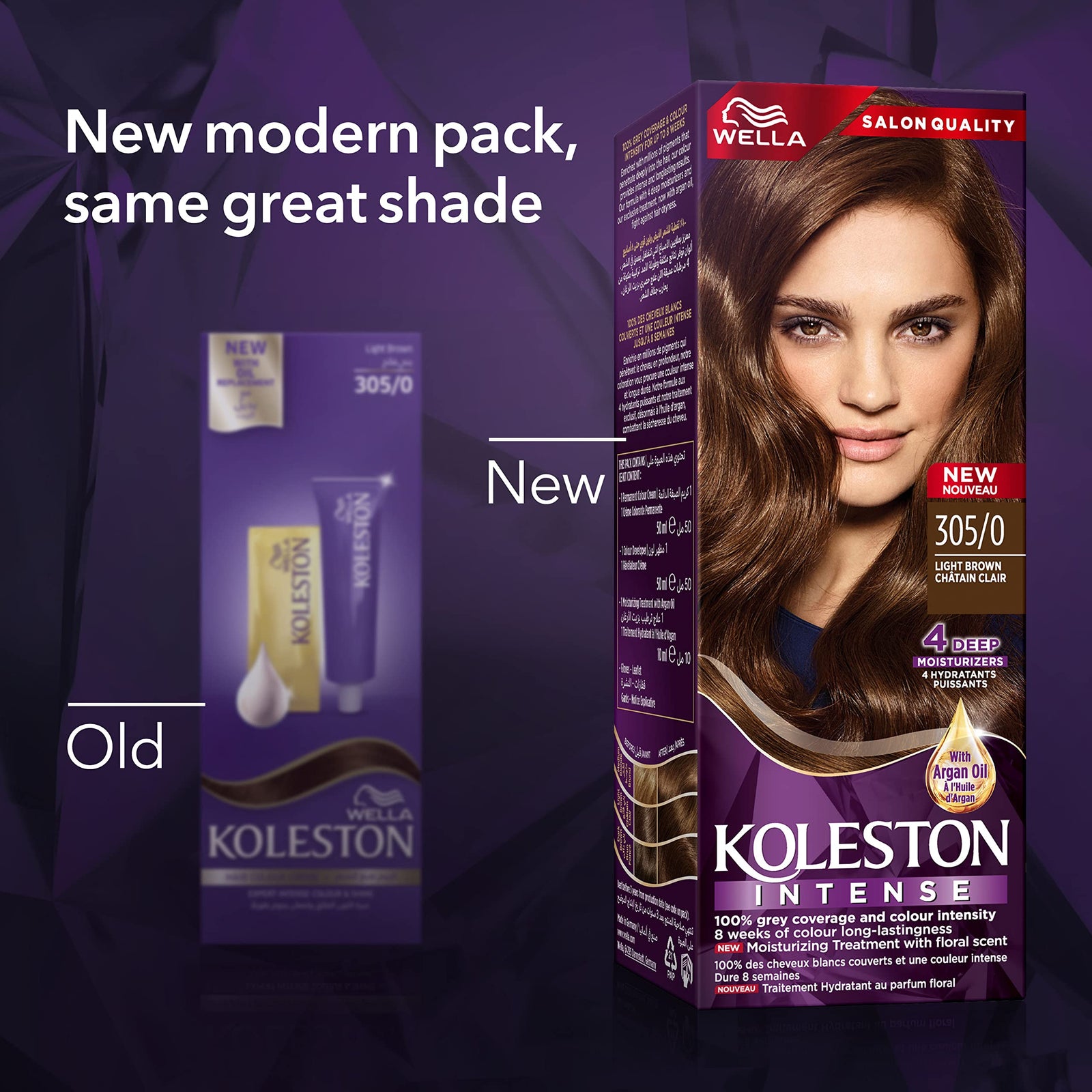 KOLESTON INTENSE SEMIKIT 305/0 LIGHT BROWN