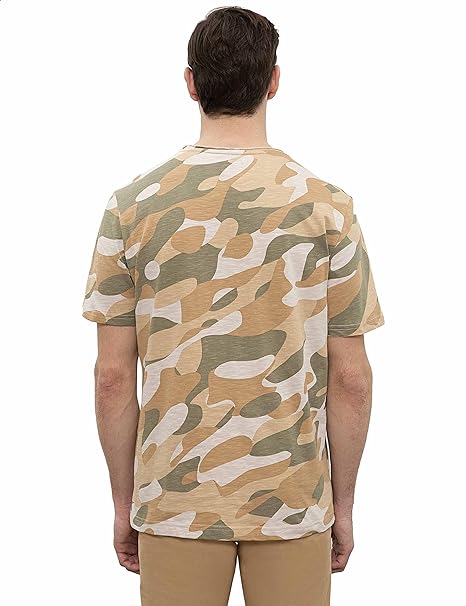 U.S. Polo Assn. Camouflage-Pattern Logo-Print Round-Neck T-Shirt for Men