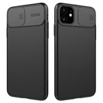 Nillkin Apple Iphone 11 Case Cam Shield Series With Camera Slide Cover Mobile Phone - Black